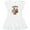 AA-White, variant on Inktastic Farmer Girl with Happy Farm Animals Girls Baby Dress
