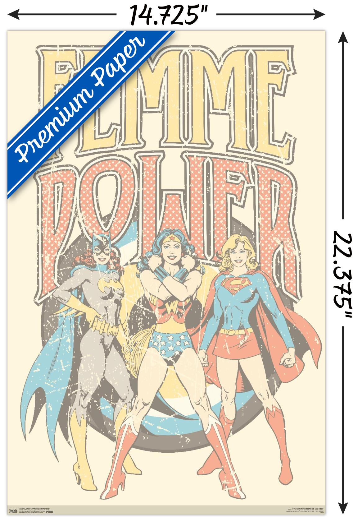 DC Comics - Women Of DC - Femme Power Wall Poster, 14.725" x 22.375"