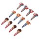 thumbnail image 1 of Snap Hair Barrettes Frcolor Hair Clips for Baby Girls Cartoon Style Resin Material All Seasons 12Pcs, 1 of 4