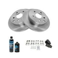thumbnail image 2 of TRQ Rear Ceramic Brake Pad & Rotor Kit w/Chemicals for Lexus HS250H Toyota Rav4 BKA16855, 2 of 6