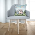thumbnail image 3 of Happy Easter Manx American Flag Truck Bunny Ears Pillow Cushion Double Sided Cat Lover Kitten Owner Gifts Throw Pillow - 03001, 3 of 4