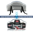 thumbnail image 4 of YXMEIGUO Winch Cover, Badlands Winch Cover 12000 lb Waterproof Winch Accessories, Weather Resistant Dust Cover for Electric Winches, Gray, 4 of 7