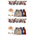 thumbnail image 1 of 2 Conjunto de Bolsas de Calendario de Adviento de Navidad Bolsa de Regalo con Cordón de 24 Días con Bolsa de Dulces Colgante de Madera para Colgar En Navidad, 1 of 6
