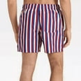 thumbnail image 2 of Men's Great American Summer Striped Swim Trunks 6" Inseam Size XXL Goodfellow & Co, 2 of 3