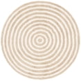 thumbnail image 2 of Safavieh Easy Care Beckah Geometric Machine Washable Area Rug, Beige/Ivory, 3' x 3' Round, 2 of 7