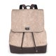 thumbnail image 1 of Balery Beige Sparkling Glitter Mochila de Cuero para Mujeres, Gran Capacidad, Bolsa de Viaje Multifuncional, Mochila de Cuero y Bolsa de Hombro para Mujeres, 1 of 4