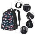 thumbnail image 3 of Balery Cherry Blossoms Backpack for Men and Women - Durable 600D Oxford Cloth -Large Capacity, Water-Resistant School, Travel, and Hiking Bag, 3 of 7