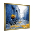 thumbnail image 2 of Designart "Azure Expedition Bike" Bicycle Picture Framed Canvas Wall Art, 2 of 5