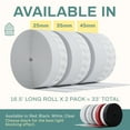thumbnail image 4 of 33 Feet Self Stick Silicone Door Seal Strip for Windows, Doors, Glass Shower Door, Sliding Door Weatherstrip Draft Stopper Weather Stripping Tape Roll Exterior Door Frame Sealers, 4 of 8