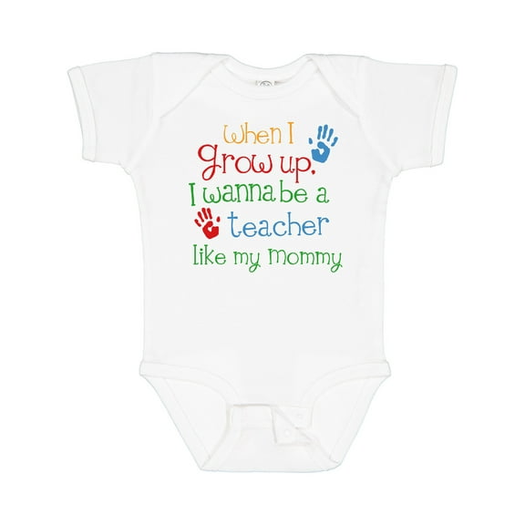 Inktastic Teacher Like Mommy Boys or Girls Baby Bodysuit