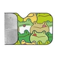 thumbnail image 2 of Kdxio Cartoon Frog Print Windshield Sun Shade, Foldable Sun Blocker for Car,Truck,SUV Automotive Interior Sun Protection,Reflective Shade for Front Windshield(Medium), 2 of 7