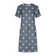 thumbnail image 4 of Puntoco Vestido Casual Estampado De Manga Corta Con Cuello Redondo Y Bolsillo Con Tiras Para Mujer Vestido De Manga Corta Con Cuello Redondo Gris S,Regalos Para Mujer Joven, 4 of 6