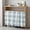 Light Blue, variant on Black Beige Striped Small Sink Skirt 10"Wx11"L, Dustproof Under Sink Curtain with Self Adhesive Tape, Modern Farmhouse Retro Lines Cabinet Curtain Cover for Bathroom Vanity, Kitchen Storage Shelf, RV