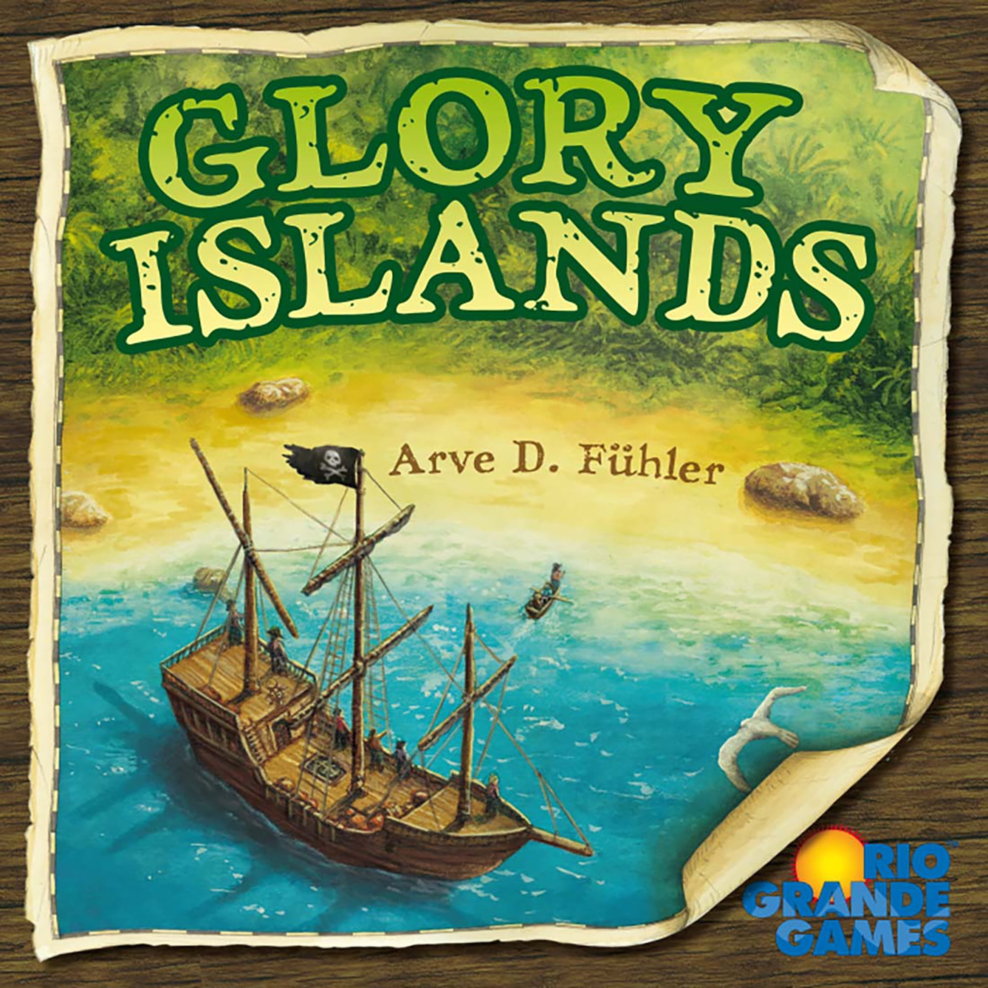 Rio Grande Games: Glory Islands - Pirate Adventure Board Game. 2-4 Players. Ages 14+, 30-60 Min Game Play