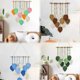 thumbnail image 2 of Cotton Rope Leaves Wall Art Dream Catcher Background Hand Woven Boho Tapestry for Office Wedding Party Decor, 2 of 4