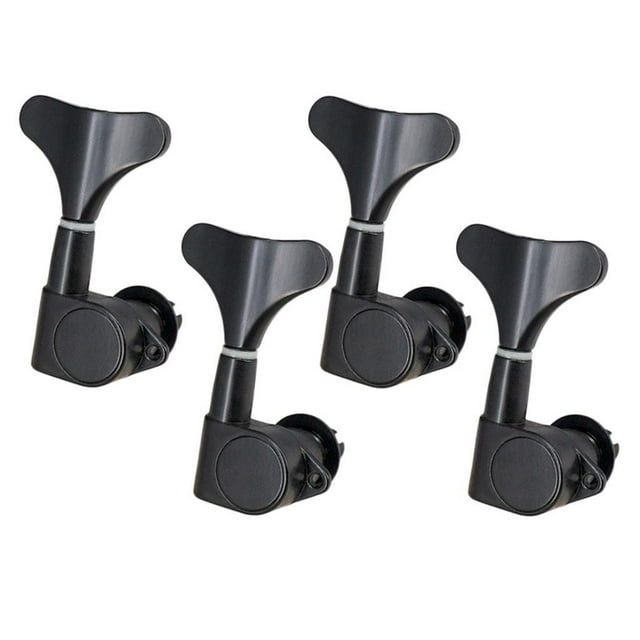 Xingzhi String Tuning Peg Tuner Sealed Machine Head Button for Bass Part Black 2R3L Black 4 right