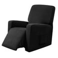 thumbnail image 4 of Housse de Canapé Inclinable Housse de Fauteuil Inclinable Polyester Anti-Poussière Noir, 4 of 9