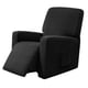 thumbnail image 4 of Funda de sofá reclinable de poliéster suave, resistente a la suciedad Negro, 4 of 9