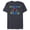 Navy Heather, variant on Marvel Super Heroes Spider-Man Birthday Hero - Short Sleeve Blended T-Shirt for Adults - Customized-Yellow