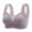 Purple, variant on Bras for Women Plus Size Lace Adjustable Full Coverage Seamless Breathable Soft Gathering Bras Beige L