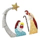 thumbnail image 1 of Estacas para estatuas de la Sagrada Familia, artes del jardín, paisaje con luz, manualidades, pesebre Tipo A, 1 of 7