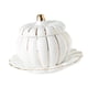 thumbnail image 3 of Juego de cuenco de arroz con forma de calabaza, plato doble de cerámica para cocina con tapa (blanco), 3 of 5