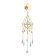 thumbnail image 3 of Crystal Moon Chandelier Colgante Prisma Wind Chime Hanging Home Decor (80) JShteea Libre de BPA, 3 of 7