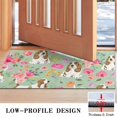 thumbnail image 3 of Basset Hound and Pioneer Flower Door Rugs,Washable Non Slip Door Mats Indoor,Decorative Door Mats,Entry Mat Indoor for Entrance,Bedroom,Kitchen,Bathroom,17"x30", 3 of 6