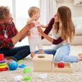 thumbnail image 3 of 1 Set of Montessori Object Permanence Box Wooden Drawer Box Geometric Shape Matching Block, 3 of 8