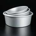 thumbnail image 5 of Yoetaun Cookie Cake Pans with Removable Bottom Aluminum Round NonStick Cake Mold Round Cake Tins Bakewares Bread Mold Enduring, 5 of 9