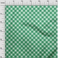 thumbnail image 3 of oneOone Silk Tabby Green Fabric Gingham Check Craft Projects Decor Fabric Printed By The Yard 42 Inch Wide, 3 of 4