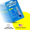 thumbnail image 3 of FASTEN Premium Super Glue Clear Gel, 3 Gram (0.11 oz) Tube, 3 of 9