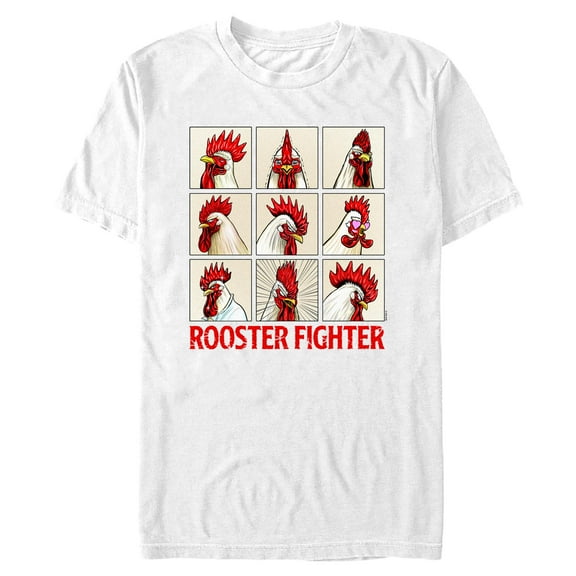 Mens Rooster Fighter Keiji Expressions T Shirt