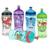 Nuby Printed Kids Pop Up Sipper Water Bottle, Colors May Vary, 1 Pack, 12 Oz., Multi