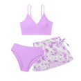 thumbnail image 3 of Sentuca Summer Kids Girls Swimsuit 2 Piece Bikini Sets Hawaiian Beach Bathing Suit for 8-15 Years, 3 of 7