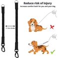 thumbnail image 3 of jenico Long Dog Leash 15FT: Heavy Duty Rope Leashes for Dogs Training with Swivel Lockable Hook Reflective Threads Bungee and Padded Handle - Dog Lead for Large Small Medium Dogs, 3 of 7
