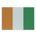 thumbnail image 1 of Ivory Coast Cutting Board, Cote D'Ivoire Patriotic Design Flags in National Colors, Decorative Tempered Glass Cutting and Serving Board, in 3 Sizes, by Ambesonne, 1 of 2