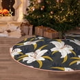 thumbnail image 5 of Sikiie Lilies Flowers Nativity Christmas Tree Skirt, Jesus Christian Winter Holiday Tree Mat Decoration(30-48IN)30", 5 of 6