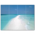 thumbnail image 1 of Picture-Tiles.com: Beach Ceramic Tile Wall Mural WAL500063-43L. 32"W x 24"H using (12) 8" x 8" Ceramic Tiles-Satin Finish, 1 of 3