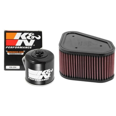 K&N Air and Oil Filter Black Kit for ATV/UTV KAWASAKI KFX700 2008-2009