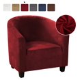 thumbnail image 3 of Tub Chair Covers Armchair Elastic Polyester Fabric Sofa Slipcovers Seat Cover, 3 of 15