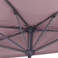 thumbnail image 2 of Parasol de Patio Bistro Demi-Rond Fenêtre de Porte de Balcon Ombre du Soleil Taille 9 Pieds, 2 of 2