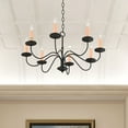 thumbnail image 3 of Livex Lighting Heritage Chandelier in Black, 3 of 12