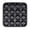 Black, variant on BPA-Free Silicone Ice Cube Tray - Stackable Mini Dice Maker for Smoothies, Ice Baths, and Parties