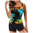 thumbnail image 1 of Débardeur pour Femmes Grand Bikini Ensemble Imprimé Numérique Sangle Réglable Maillot de Bain Divisé, 1 of 6