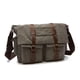 thumbnail image 1 of Mujeres Hombres Bolso Bolso Bolso Libro Bolera Cartera Almacenamiento Crossbody Pack Amplio Capacidad Camping Flap Messenger Bolsos Múltiples bolsillos Gris Grande Inevent AP004585-07, 1 of 6