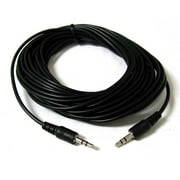 Cablevantage 12ft 3.5mm Audio Stereo Headphone Male to Male Extension Plastic Cable 12 FT New
