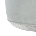 thumbnail image 5 of SAFAVIEH Hawkem Tufted Cylinder Ottoman, Light Grey ( 20.1 in. W x 20.1 in. D x 18.1 in. H), 5 of 7