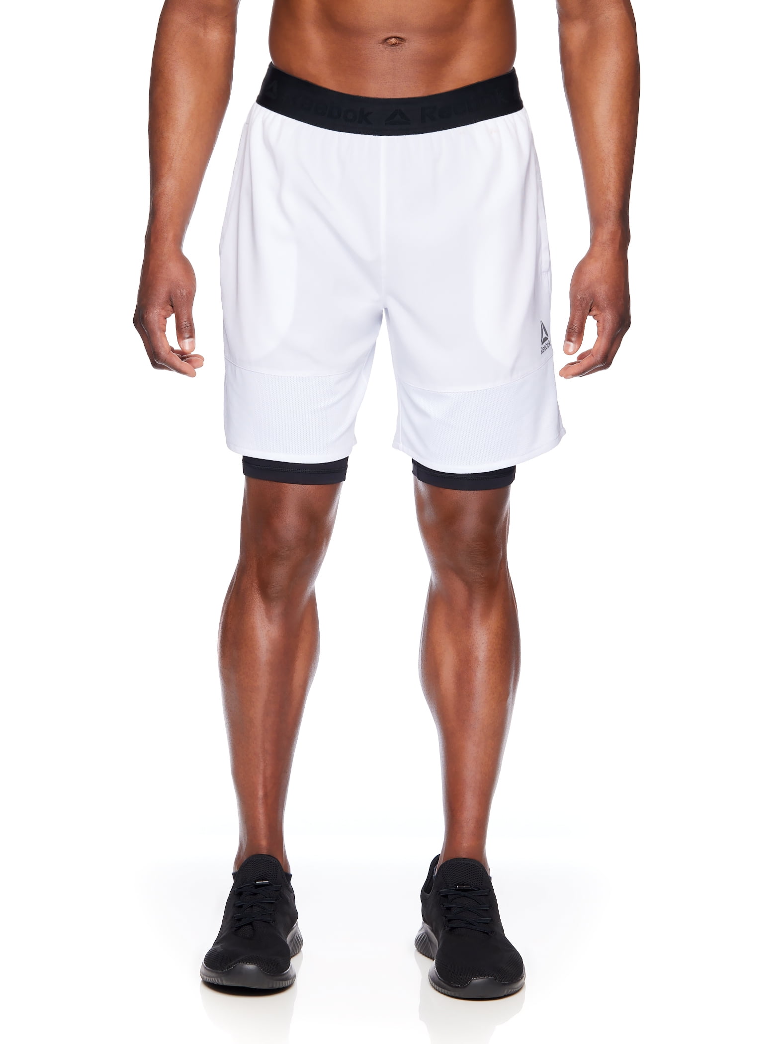 Reebok Men's 2-In-1 Compression Shorts, 9" Inseam, up to Size 3XL - Walmart.com