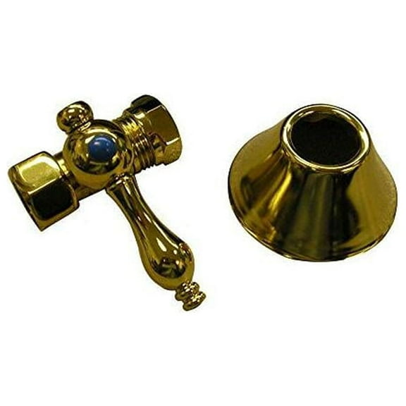 BarclayStraight Stop w/Flange, 1/2"